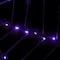 16" Lighted Purple LED Spiderweb Halloween Decoration